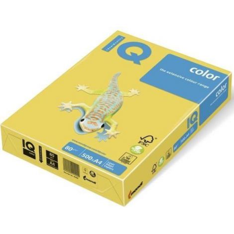 Papier ksero A4/250/160g Mondi IQ żółty kanarkowy